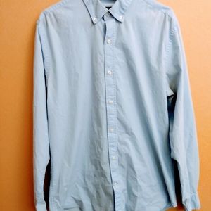Poplin Dress Shirt (Slim Fit) - Light Blue